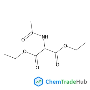 Diethyl acetamido(2-~13~C)propanedioate