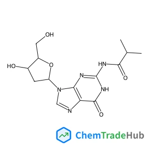 9-(2-Deoxy-beta-D-erythro-pentofuranosyl)-2-[(E)-(1-hydroxy-2-methylpropylidene)amino]-9H-purin-6-ol