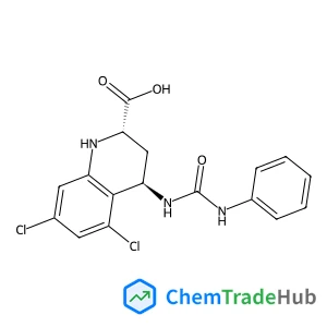 4-trans-2-Carboxy-5,7-dichloro-4-phenylaminocarbonylamino-1,2,3,4-tetrahydroquinoline