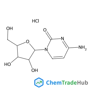 4-Amino-1-(beta-D-arabinofuranosyl)-2(1H)-pyrimidinone hydrochloride (1:1) Chemical_Structure_Of