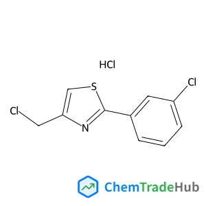 4-(Chloromethyl)-2-(3-chlorophenyl)-1,3-thiazole hydrochloride (1:1)