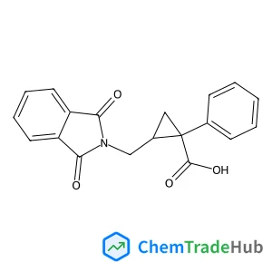 cis-1-Phenyl-2-(phthalimidomethyl)cyclopropanecarboxylic Acid