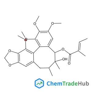 (5R,6R,7S)-6-Hydroxy-1,2,3,13-tetramethoxy-6,7-dimethyl-5,6,7,8-tetrahydrobenzo[3',4']cycloocta[1',2':4,5]benzo[1,2-d][1,3]dioxol-5-yl (2E)-2-methyl-2-butenoate
