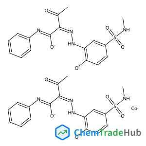 Butanimidate, 2-[2-[5-[(methylamino)sulfonyl]-2-olatophenyl]hydrazinylidene]-3-oxo-N-phenyl-, cobalt salt, (1Z,2E)- (2:1)