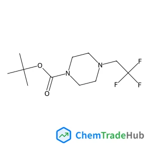 2-Methyl-2-propanyl 4-(2,2,2-trifluoroethyl)-1-piperazinecarboxylate