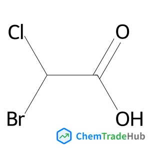 Bromo(chloro)acetic acid