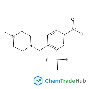 1-Methyl-4-[4-nitro-2-(trifluoromethyl)benzyl]piperazine
