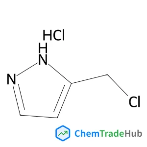 3-(Chloromethyl)-1H-pyrazole hydrochloride (1:1)