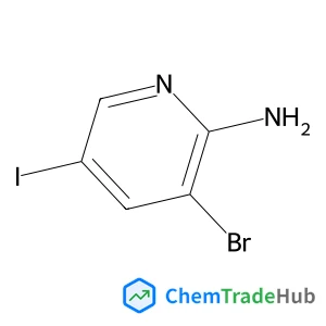 3-Bromo-5-iodo-2-pyridinamine