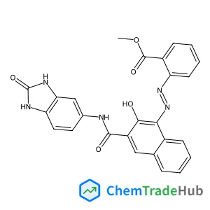 Methyl 2-[(E)-{2-hydroxy-3-[(2-oxo-2,3-dihydro-1H-benzimidazol-5-yl)carbamoyl]-1-naphthyl}diazenyl]benzoate