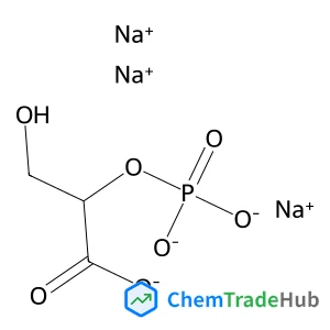 Sodium (1R)-1-carboxy-2-hydroxyethyl phosphate hydrate (2:1:1) structure