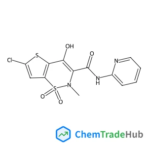 6-Chloro-4-hydroxy-2-methyl-N-(2-pyridinyl)-2H-thieno[2,3-e][1,2]thiazine-3-carboxamide 1,1-dioxide