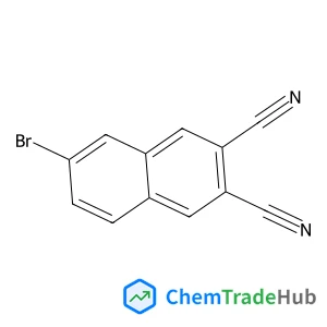 6-Bromo-2,3-naphthalenedicarbonitrile structure 6-Bromo-2,3-naphthalenedicarbonitrile structure