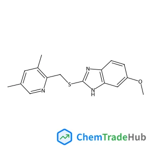 2-{[(3,5-Dimethyl-2-pyridinyl)methyl]sulfanyl}-5-methoxy-1H-benzimidazole