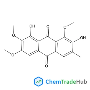 1,7-Dihydroxy-2,3,8-trimethoxy-6-methyl-9,10-anthraquinone