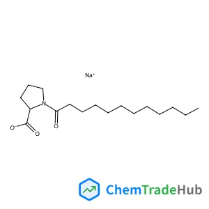 Sodium (2S)-1-dodecanoyl-2-pyrrolidinecarboxylate