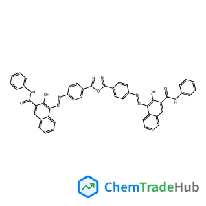 4,4'-{1,3,4-Oxadiazole-2,5-diylbis[4,1-phenylene(Z)-2,1-diazenediyl]}bis(3-hydroxy-N-phenyl-2-naphthamide)