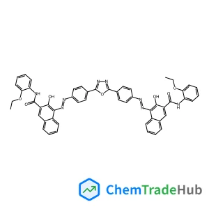 4,4'-{1,3,4-Oxadiazole-2,5-diylbis[4,1-phenylene(Z)-2,1-diazenediyl]}bis[N-(2-ethoxyphenyl)-3-hydroxy-2-naphthamide]