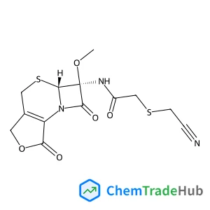 2-[(Cyanomethyl)sulfanyl]-N-[(5aR,6S)-6-methoxy-1,7-dioxo-1,4,6,7-tetrahydro-3H,5aH-azeto[2,1-b]furo[3,4-d][1,3]thiazin-6-yl]acetamide