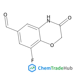 8-fluoro-3-oxo-3,4-dihydro-2H-1,4-benzoxazine-6-carbaldehyde