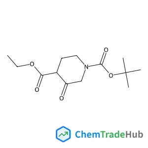 4-Ethyl 1-(2-methyl-2-propanyl) 3-oxo-1,4-piperidinedicarboxylate
