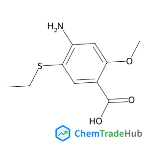 4-Amino-5-(ethylsulfanyl)-2-methoxybenzoic acid