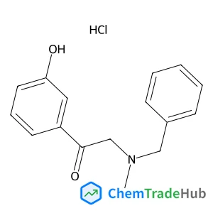 2-[Benzyl(methyl)amino]-1-(3-hydroxyphenyl)ethanone hydrochloride (1:1)