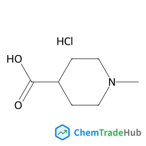 1-Methyl-4-piperidinecarboxylic acid hydrochloride (1:1)