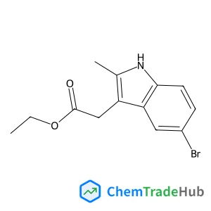 Ethyl (5-bromo-2-methyl-1H-indol-3-yl)acetate