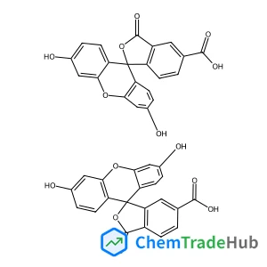 3',6'-Dihydroxy-3-oxo-3H-spiro[2-benzofuran-1,9'-xanthene]-5-carboxylic acid - 3',6'-dihydroxy-3-oxo-3H-spiro[2-benzofuran-1,9'-xanthene]-6-carboxylic acid (1:1)