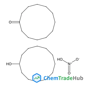 cyclododecanol; cyclododecanone; nitric acid structure