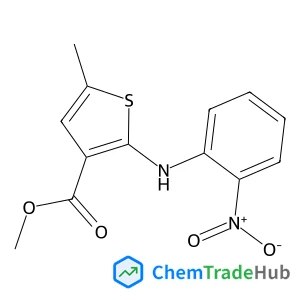 5-Methyl-2-[(2-nitrophenyl)amino]-3-thiophenecarboxylic Acid Methyl Ester