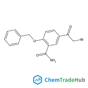 2-(Benzyloxy)-5-(bromoacetyl)benzamide