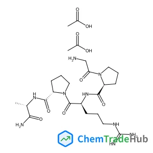 (S)-N-((S)-1-amino-1-oxopropan-2-yl)-1-(glycyl-L-prolyl-L-arginyl)pyrrolidine-2-carboxamide diacetate