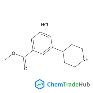Methyl 3-(4-piperidinyl)benzoate hydrochloride (1:1)