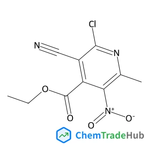 Ethyl 2-chloro-3-cyano-6-methyl-5-nitroisonicotinate