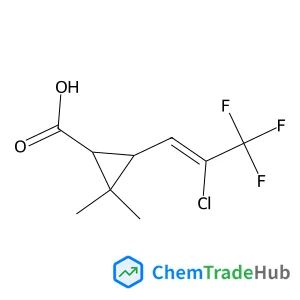 (1R,3R)-3-(2-Chloro-3,3,3-trifluoro-1-propen-1-yl)-2,2-dimethylcyclopropanecarboxylic acid