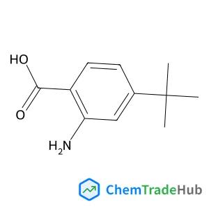 2-Amino-4-(2-methyl-2-propanyl)benzoic acid 2-Amino-4-(2-methyl-2-propanyl)benzoic acid