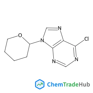6-Chloro-9-(tetrahydro-2H-pyran-2-yl)-9H-purine
