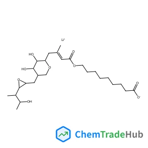 Lithium 9-({(2E)-4-[(2S,3R,4R,5S)-3,4-dihydroxy-5-({(2S,3S)-3-[(2S,3S)-3-hydroxy-2-butanyl]-2-oxiranyl}methyl)tetrahydro-2H-pyran-2-yl]-3-methyl-2-butenoyl}oxy)nonanoate (non-preferred name)