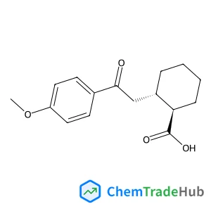 (1R,2S)-2-[2-(4-Methoxyphenyl)-2-oxoethyl]cyclohexanecarboxylic acid