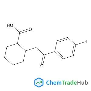 (1R,2S)-2-[2-(4-Iodophenyl)-2-oxoethyl]cyclohexanecarboxylic acid