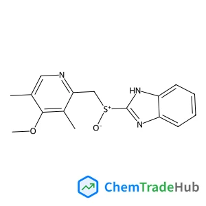 2-{[(4-Methoxy-3,5-dimethyl-2-pyridinyl)methyl]sulfinyl}-1H-benzimidazole