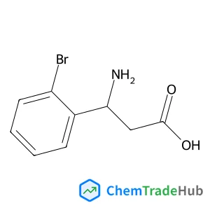 (3R)-3-Amino-3-(2-bromophenyl)propanoic acid structure (3R)-3-Amino-3-(2-bromophenyl)propanoic acid structure