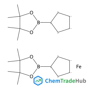 1-(4,4,5,5-Tetramethyl-1,3,2-dioxaborolan-2-yl)-1,2,3,4,5-cyclopentanepentayl - iron (2:1)