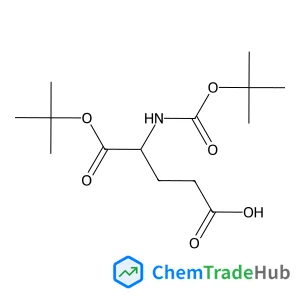 (4R)-5-[(2-Methyl-2-propanyl)oxy]-4-({[(2-methyl-2-propanyl)oxy]carbonyl}amino)-5-oxopentanoic acid