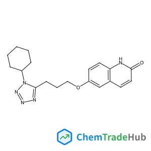 6-[3-(1-Cyclohexyl-1H-tetrazol-5-yl)propoxy]-2(1H)-quinolinone structure