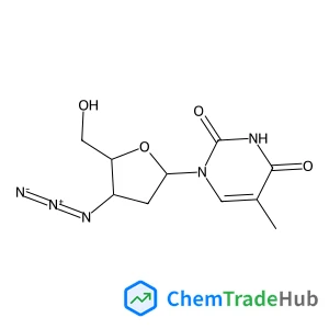 1-(3-Azido-2,3-dideoxy-beta-D-threo-pentofuranosyl)-5-methyl-2,4(1H,3H)-pyrimidinedione