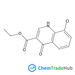 Ethyl 8-chloro-4-hydroxy-3-quinolinecarboxylate structure