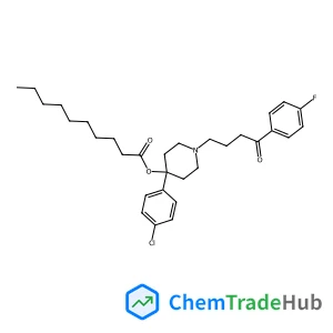 4-(4-Chlorophenyl)-1-[4-(4-fluorophenyl)-4-oxobutyl]-4-piperidinyl decanoate
